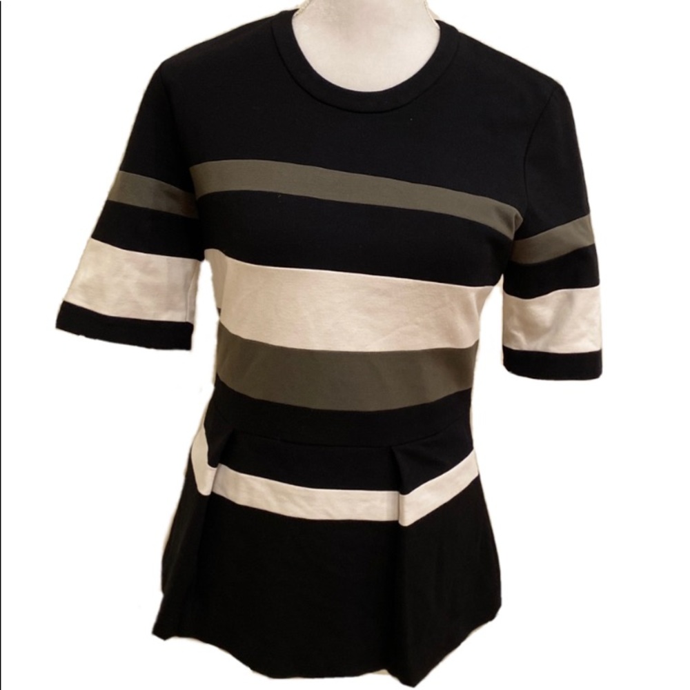 3.1 Phillip Lim Gray Short Sleeve Top Stretchy 6